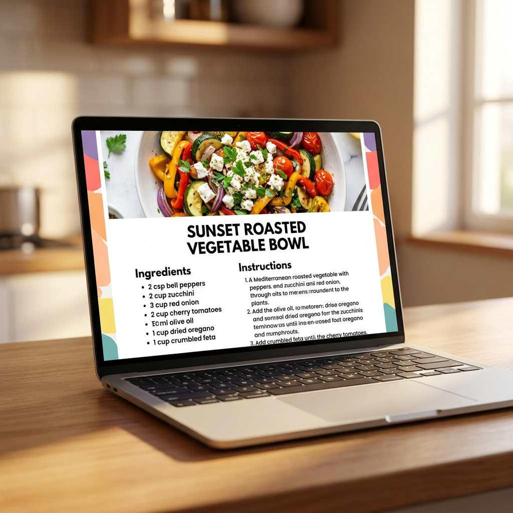 Magazine-Style Pages, Not a Grocery List With a Header