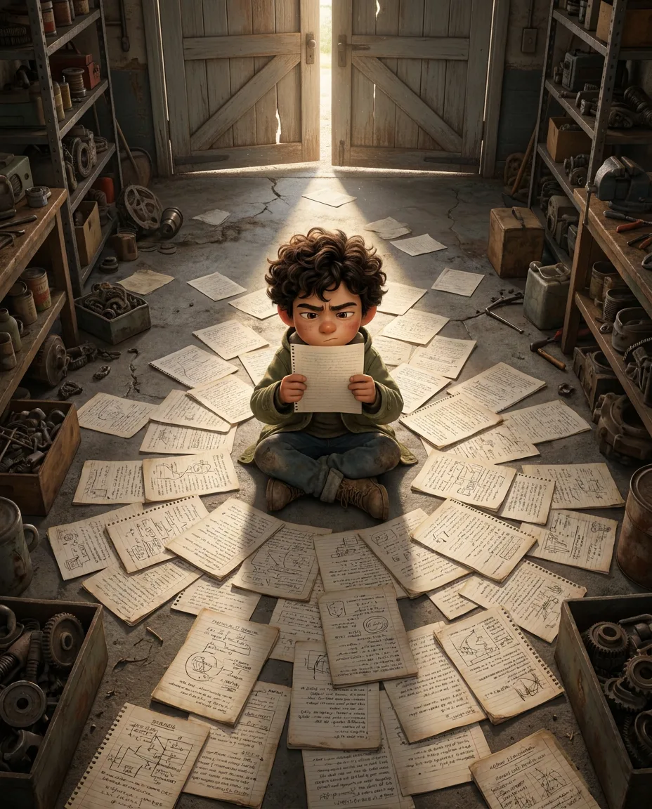 Six months of work, spread across a concrete floor. The flaw was on every single page.
